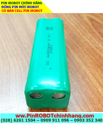 Pin sạc 9.6v-800mAh; Pin sạc iRobot 9.6v-800mAh, Nhận đóng pin iRobot 9.6v-800mAh (NiMh 9.6v-0.8Ah)